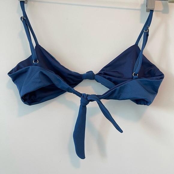 SEA SALT SWIN | SHIMMER NAVY BIKINI HIGH LEG BOTTOMS - Picture 5 of 12